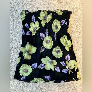 Vintage floral A.Byer Tube Top